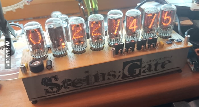 Divergence Meter from Steins;Gate (made by me) - 9GAG