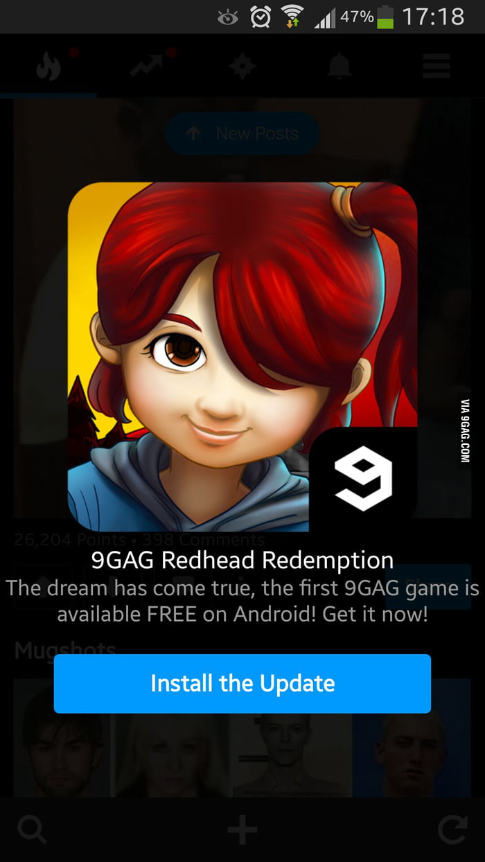Havin this pop up every time I open 9GAG is truely annoying.have a "Don ...