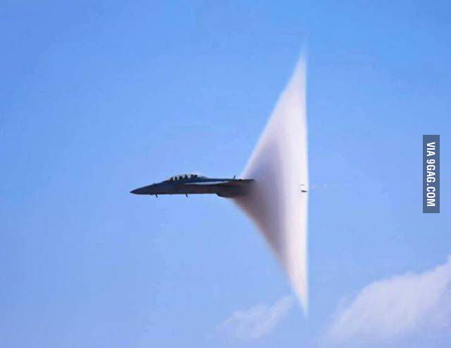 South African Grippen breaking the sound barrier - 9GAG