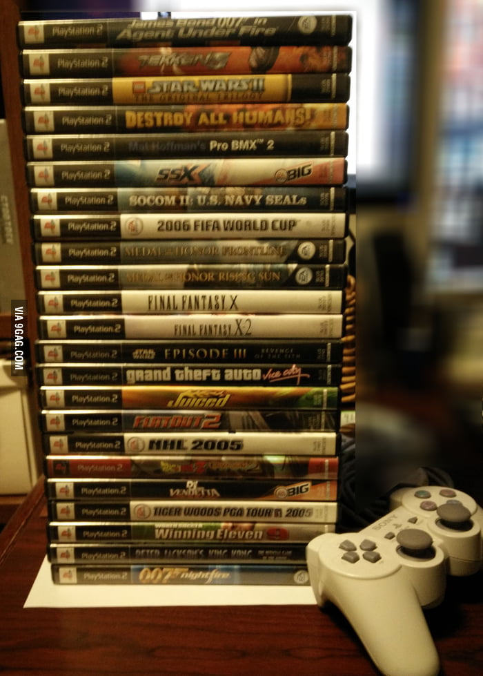 Local video store went out of business. Picked up their entire PS2