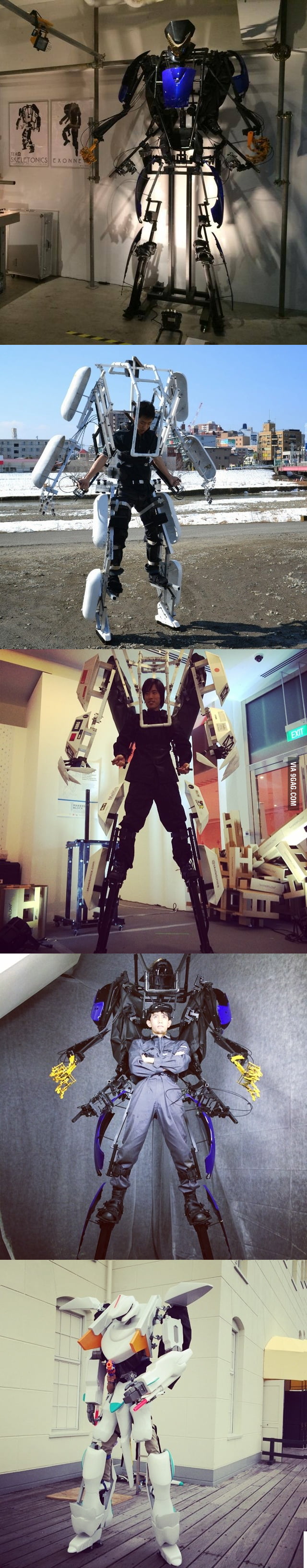 Saw this, Mechanical Suit Skeletonics, in the near future in Japan