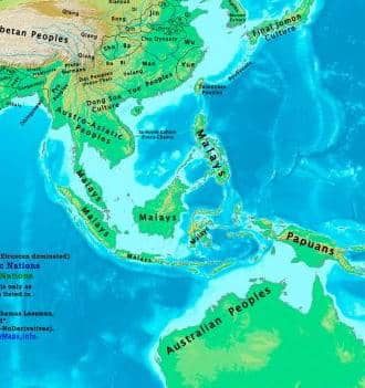 600AD world map (part of it) - 9GAG