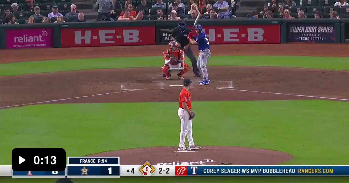 Angel Hernandez calls a strike on a ball that is far outside the strike