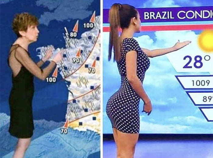 Brazilian weather woman