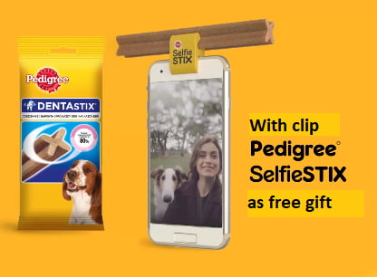 pedigree selfie stix