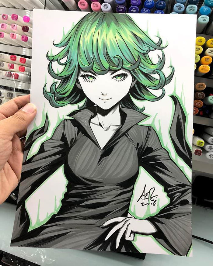 Tatsumaki Art by Stanley 'Artgerm' Lau - 9GAG