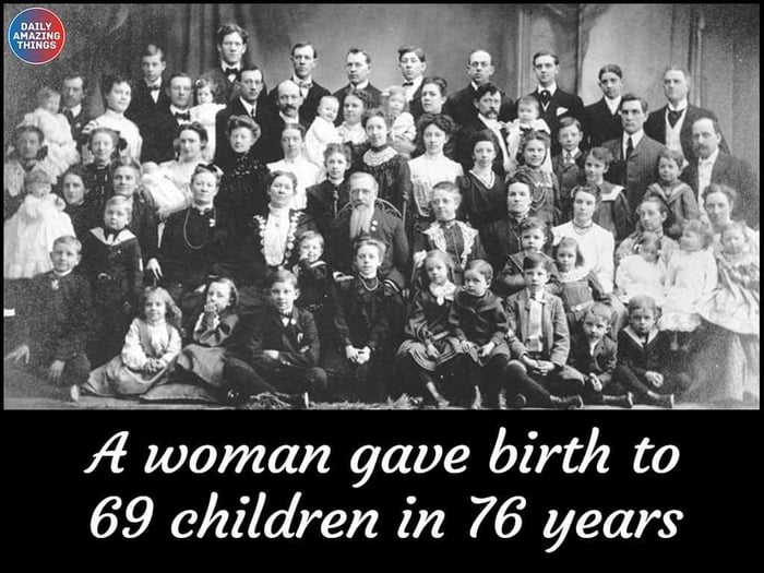 The Greatest Officially Recorded Number Of Children Born To One Mother ...