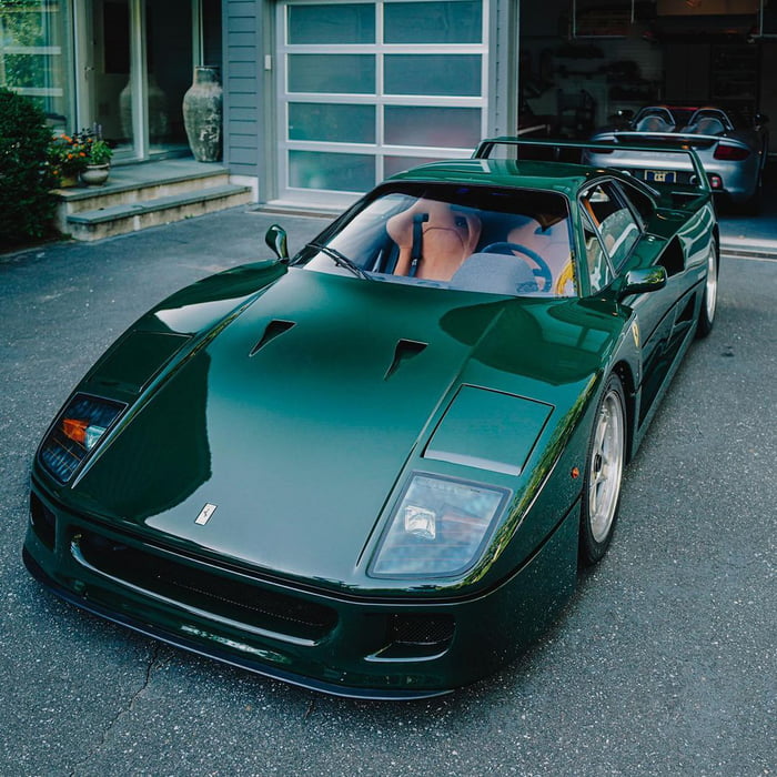 ferrari f40 british racing green