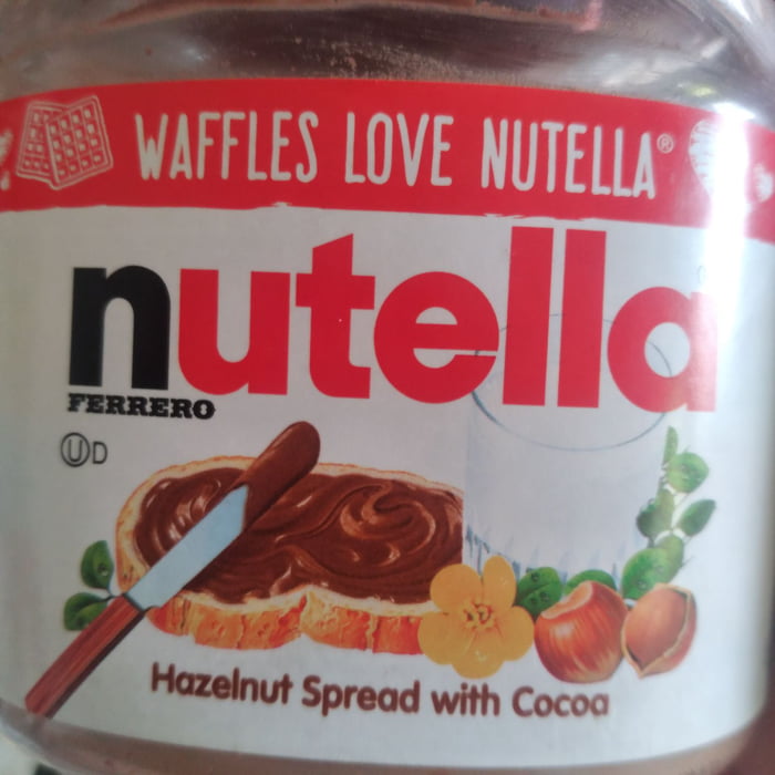 Why is the "n" in nutella black? 9GAG