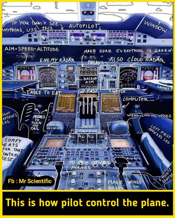 how-pilots-control-their-plane-9gag