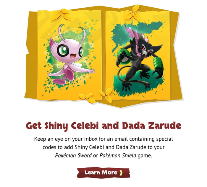 Sign up for the Pokémon Trainer Club newsletter and opt in to email