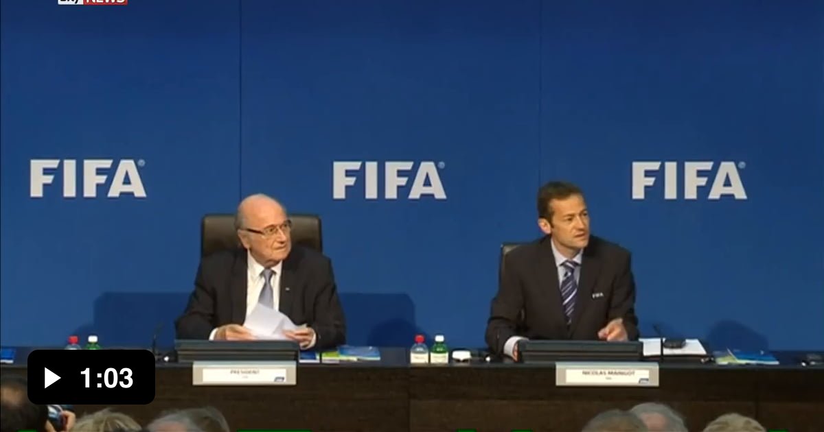 Sepp Blatter Has Money Thrown At Him By Lee Nelson - 9GAG