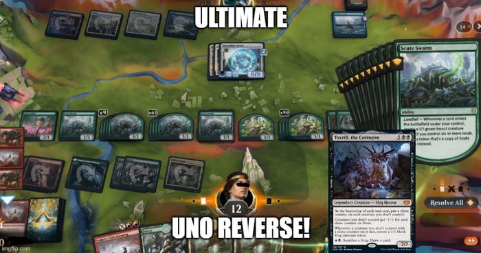 Magic the Gathering Arena Ultimate UNO Reverse - 9GAG