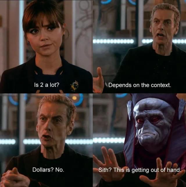To wait there are two