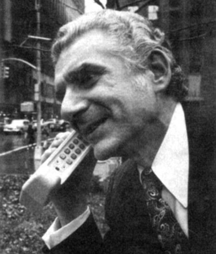 The inventor of the first cell phone April 4,1973. Dr Cooper made the