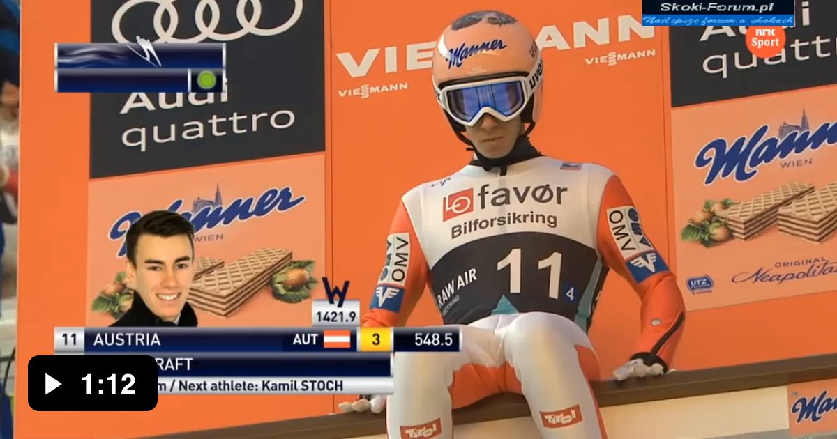 The longest ski jump ever 253.5 m (832 ft), set by Stefan Kraft in 2017 ...