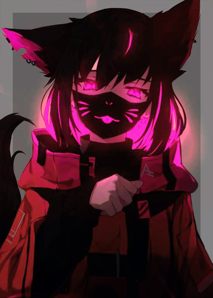 Neon neko - 9GAG