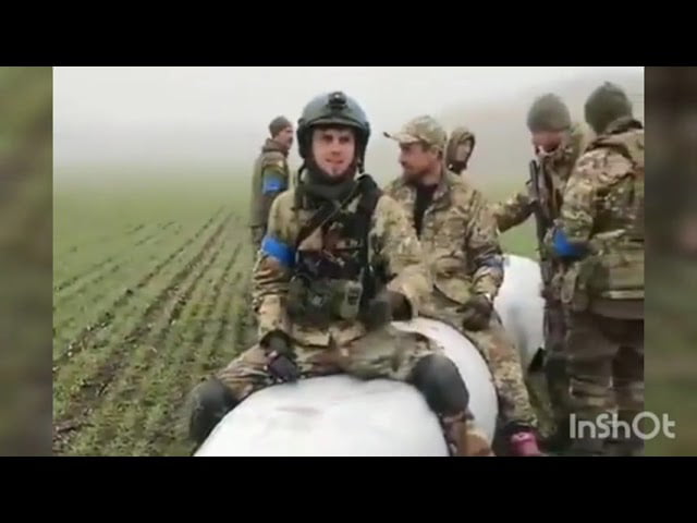 Ukrainian forces playing on the ptb-3000 fuel tank dropped from the ...