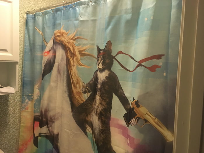My Husband S Choice What With All The Awful Shower Curtains 9gag What S With All The Awful Shower Curtains