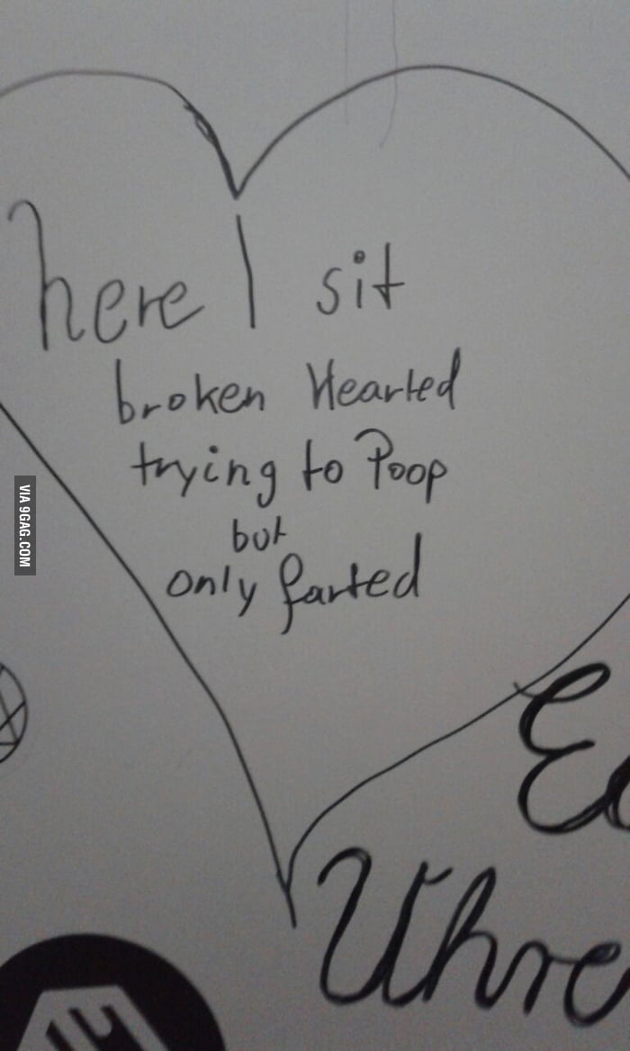 German bathroom stall poetry 9GAG