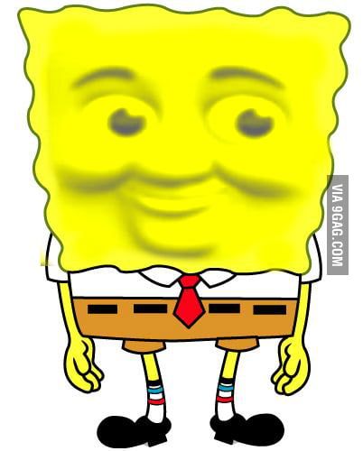 SpongeBob as Thomas the train - 9GAG