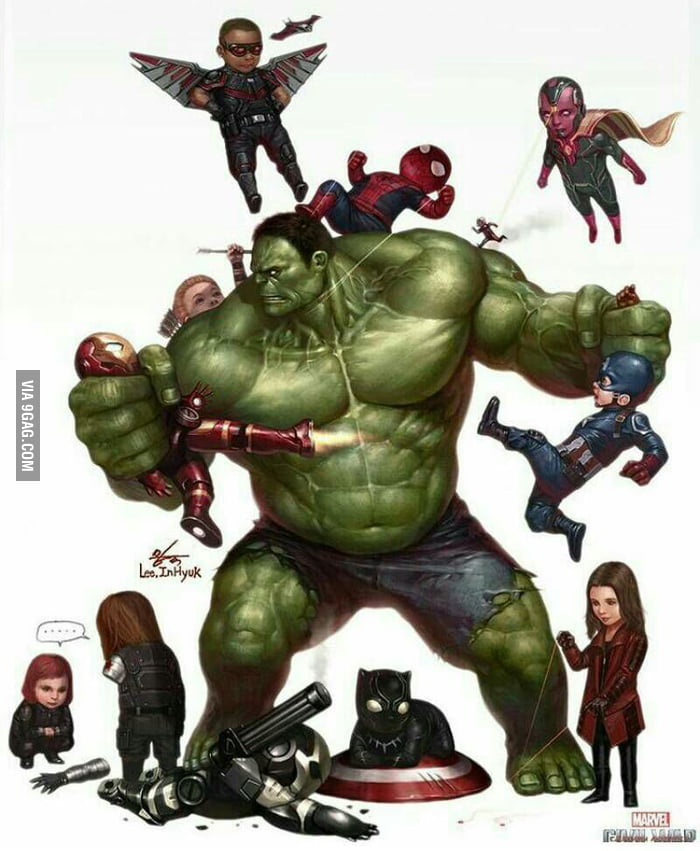 This is why hulk didnt join the civil war 9GAG