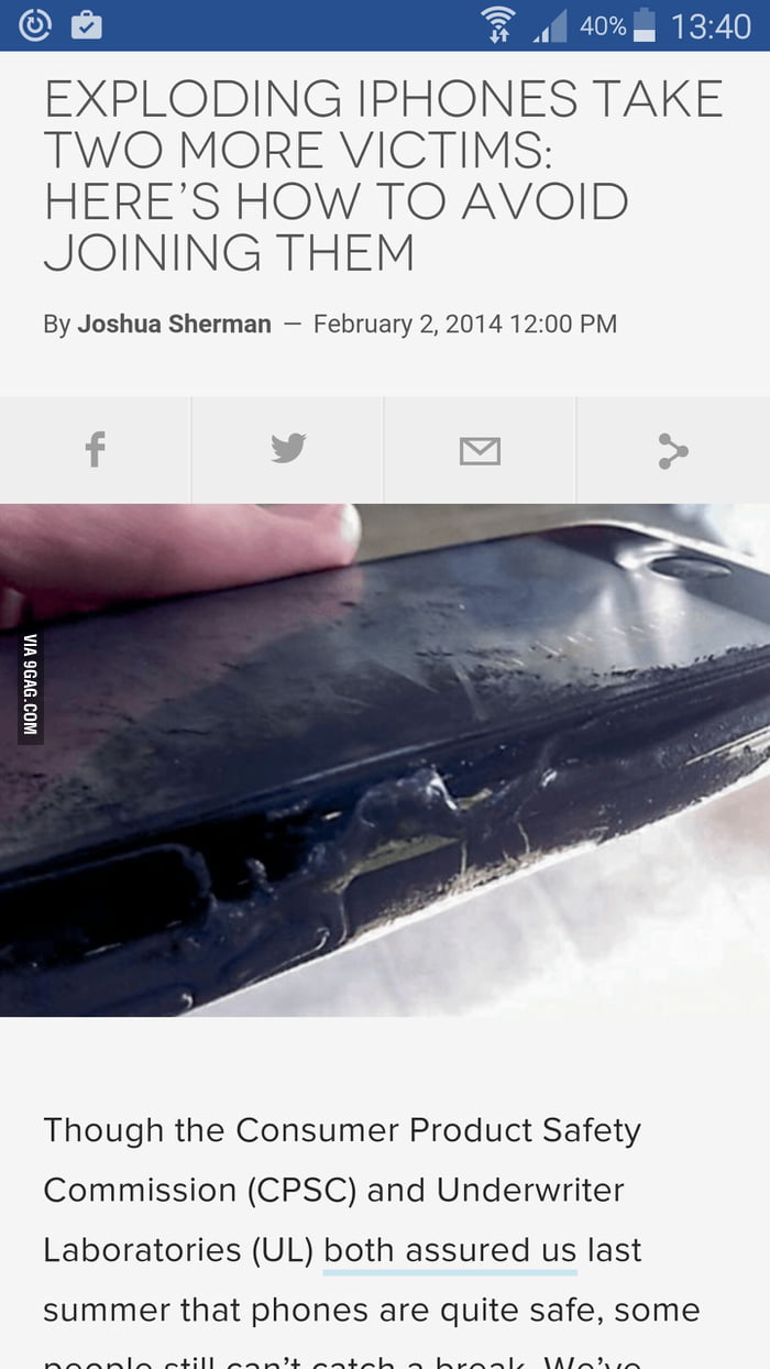 All the jokes on Samsung. So, when did Apple recall its products? Good