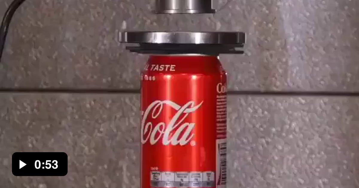 How much weight can a soda can hold... 9GAG