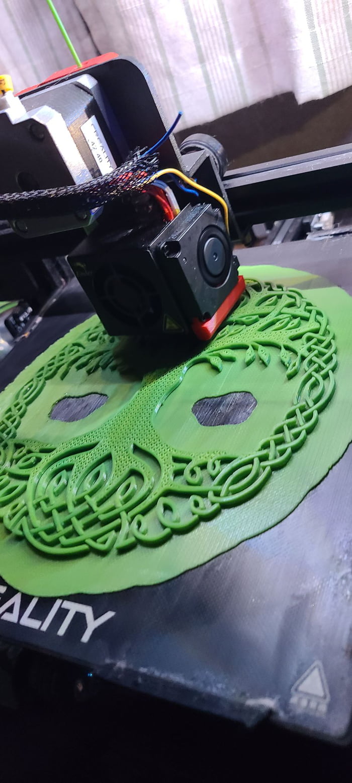 Hey Look I'm 3D Printing Cool Things. This Yggdrasil Is Printing ...