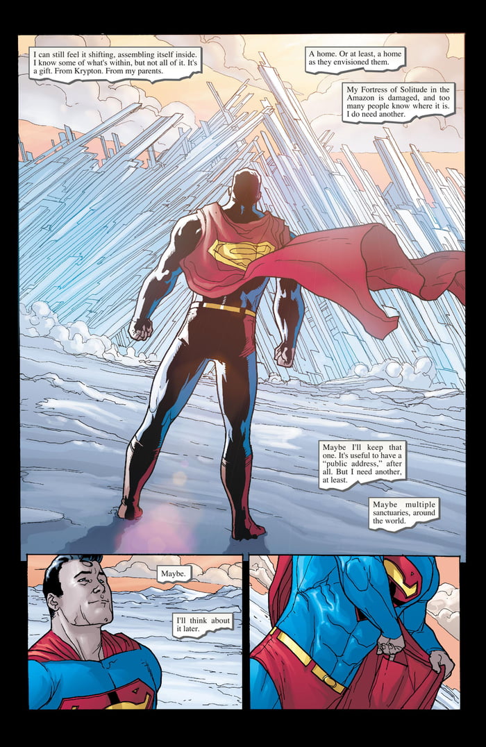 Wait Superman Has A Pocket In His Cape That S Actually Really