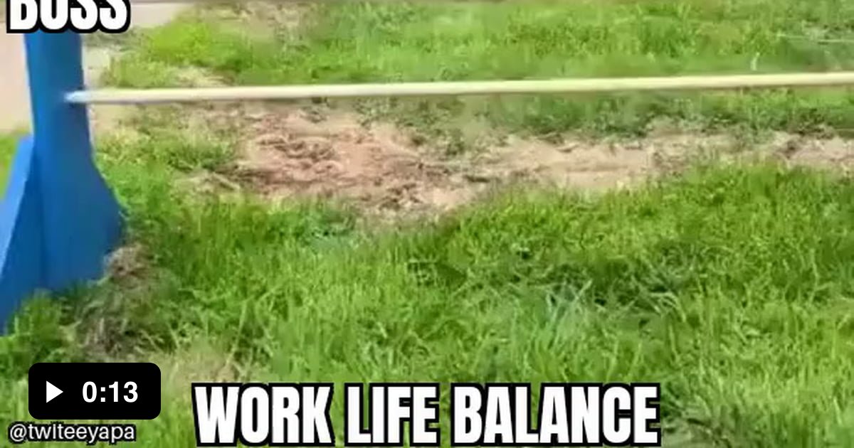 Work life balance is a myth my friend - 9GAG