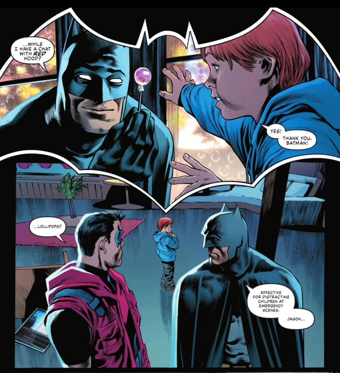 Just A Reminder That Batman Is So F king Prepared He Carries Candy For 