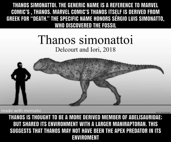 Picture Not Mine Thanos Has Been Estimated To Be Approximately 18 21 