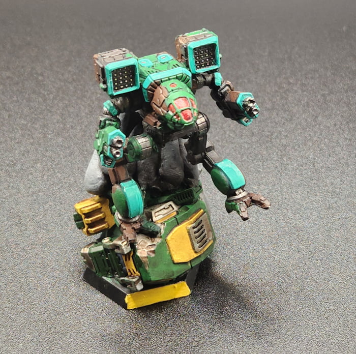 Some BattleTech mini painting! Depicting Aiden Pryde's Timberwolf ...