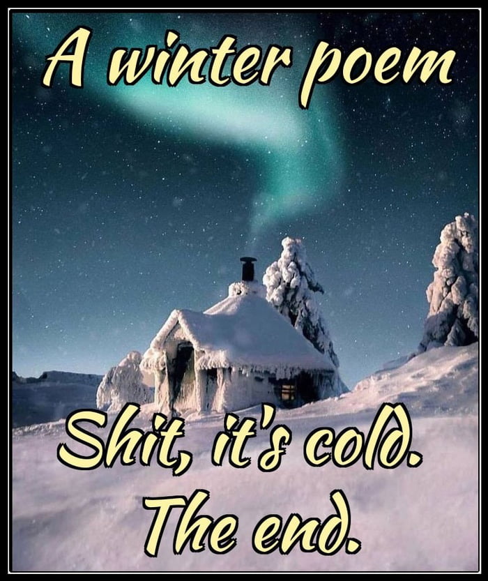 Winter humor - 9GAG