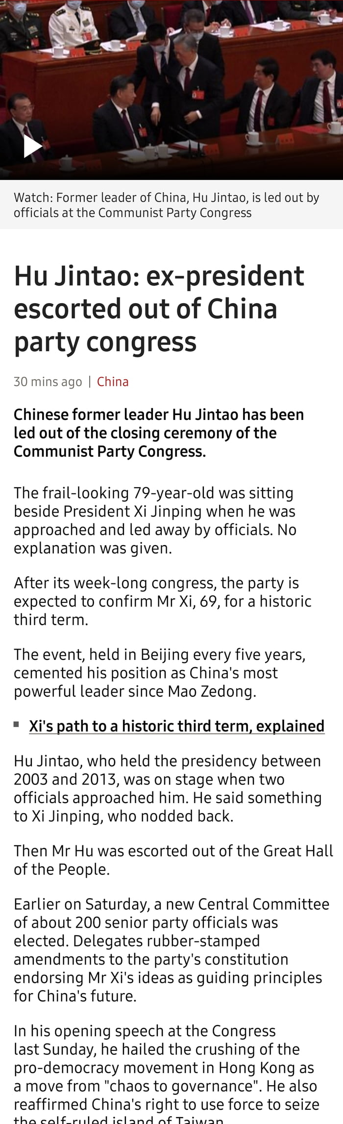 Who's Hu? China Was Winning Back Then. Now Winnie's Mad His Honeypot's ...