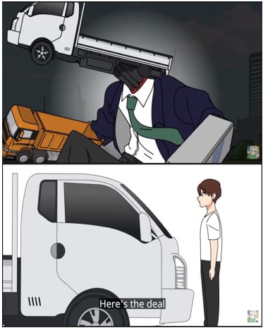 Truck Kun man... ShortToon, [Chiktatoon] Reborn Truck Man - 9GAG