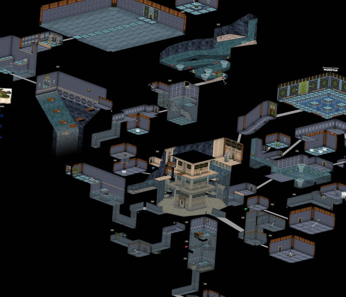 A 3D map of the Water Temple from Ocarina of Time 9GAG