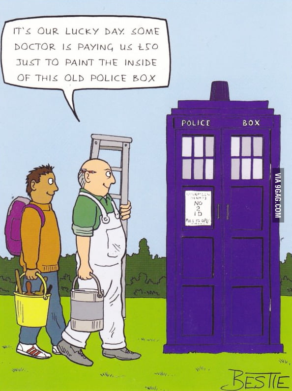 Trolling Doctor Who style. 9GAG