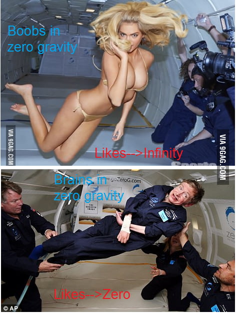 Zero Gravity Boobs. 