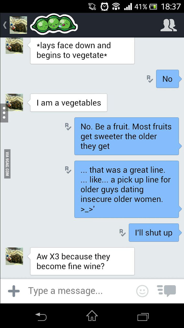 Fruity pick-up line - 9GAG