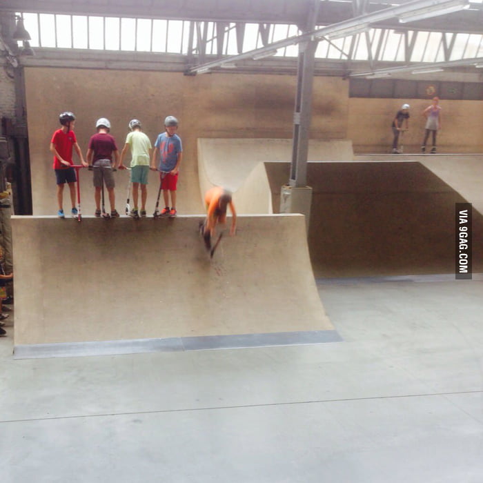 Why kids shouldn't be allowed at skateparks 9GAG