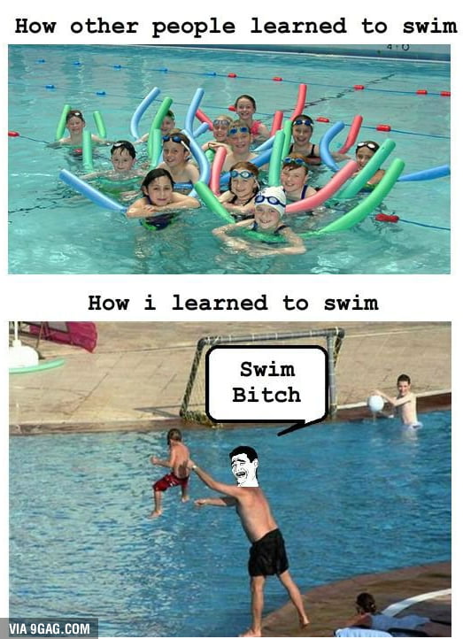 Swim B*tch! - 9GAG