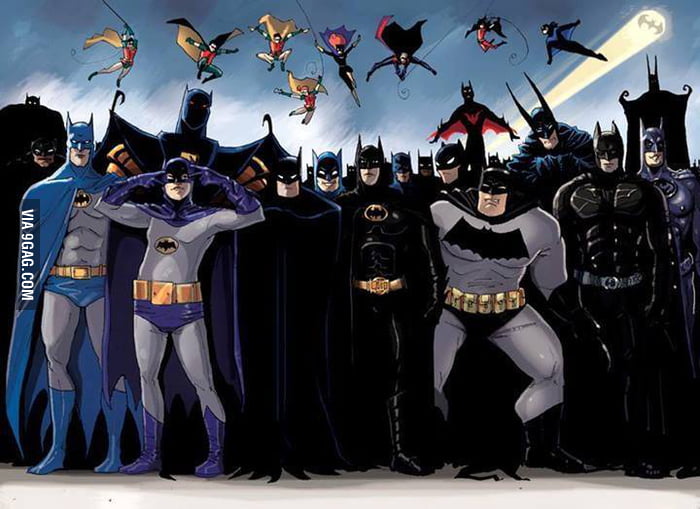 Batmen over the years - 9GAG
