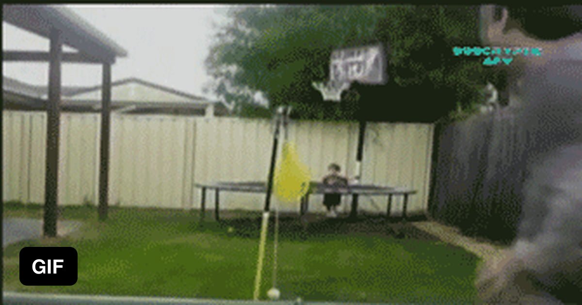 Amazing basketball trickshot - 9GAG