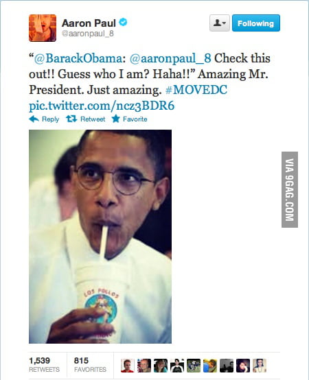 Barack Obama breaking bad.. - 9GAG