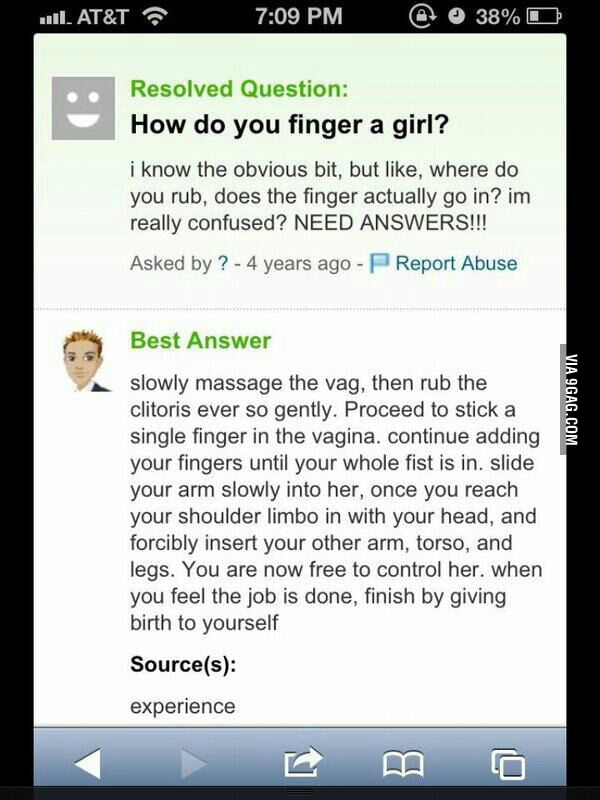 How Do You Finger Someone