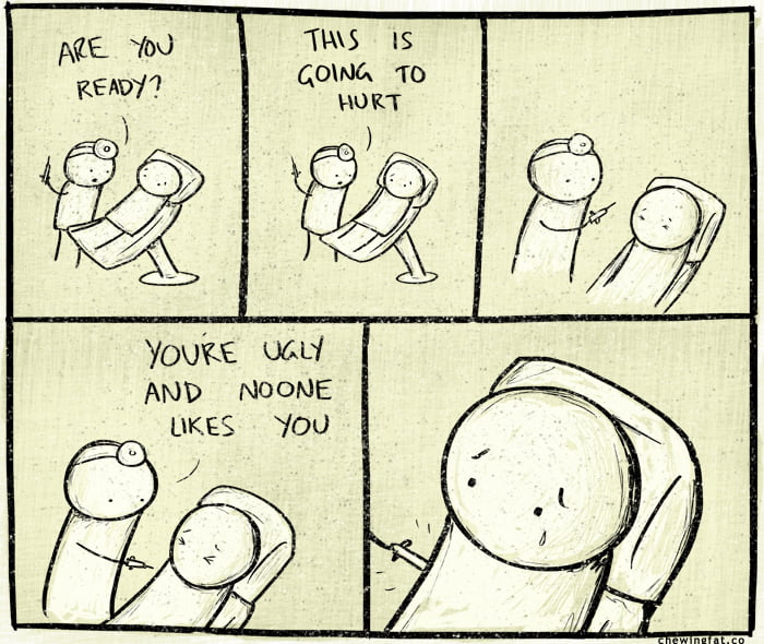 Needles DO hurt! 9GAG