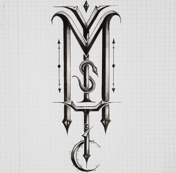 MYSTIC - Calligraphy by my sister - 9GAG