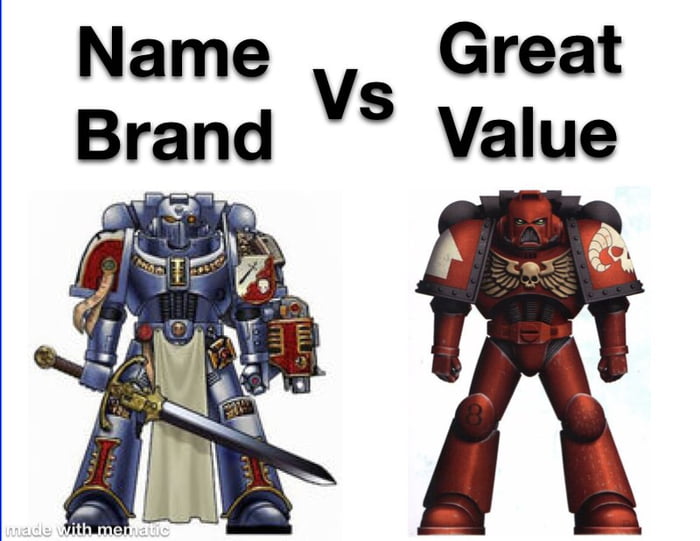 Name Brand vs. Great Value